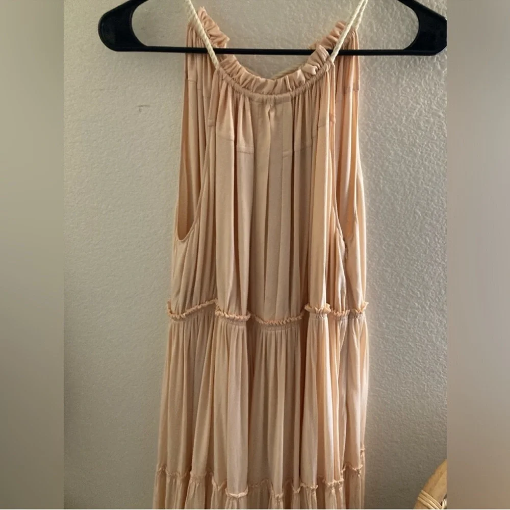 $600 Derek Lam Tan Maxi Dress - Picture 7 of 12